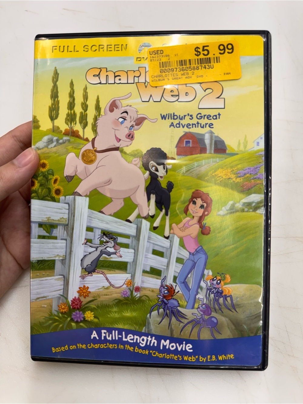Charlotte's Web 2 - Wilbur's Great Adventure Disc Tested Working